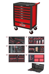 KS-Tools gereedschapskar met gereedschap